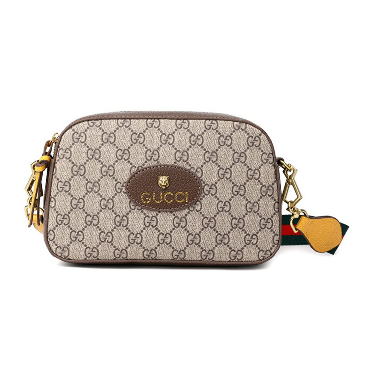 Gucci Neo Vintage en toile GG Supreme beige et ébène