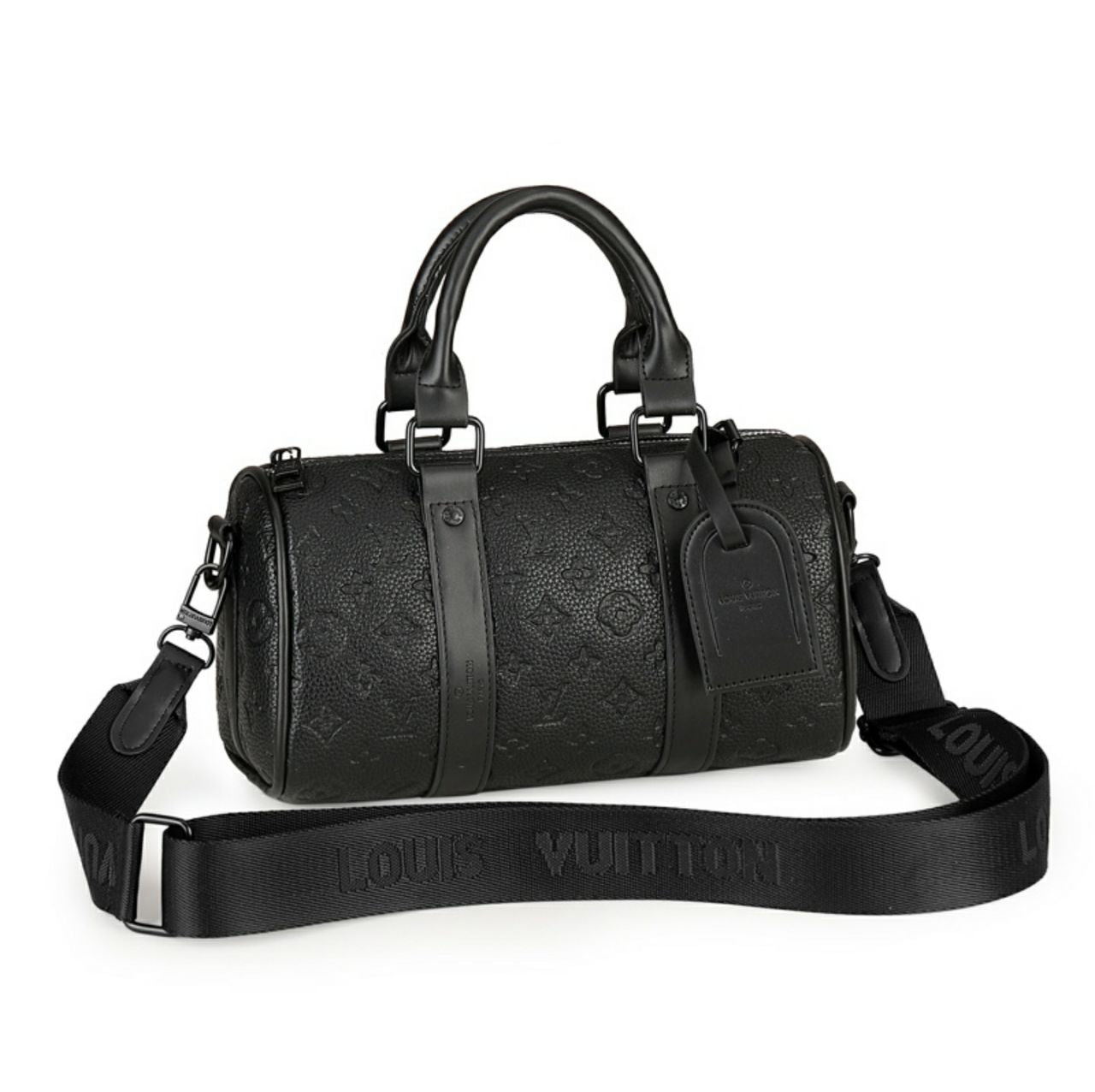 Louis Vuitton Keepall Bandoulière en cuir embossé du motif Monogram