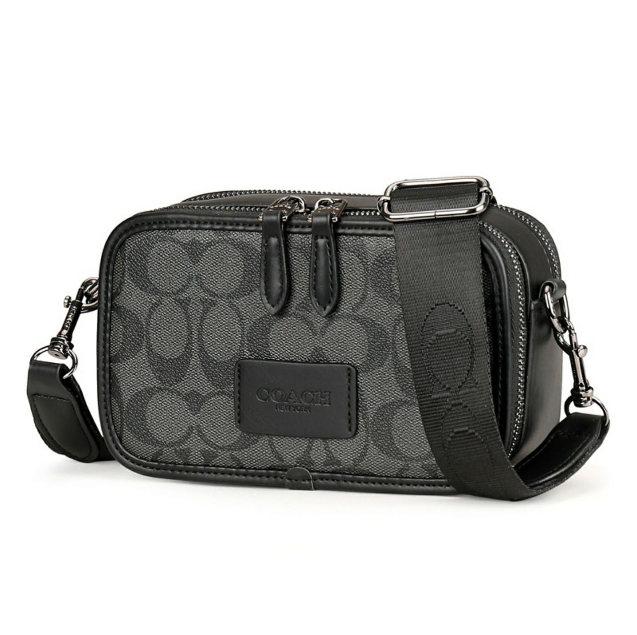 Coach Wyatt en toile exclusive et cuir noir