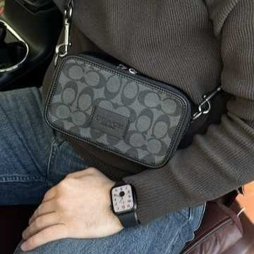 Coach Wyatt en toile exclusive et cuir noir