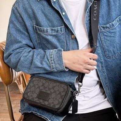 Coach Wyatt en toile exclusive et cuir noir