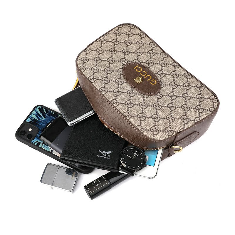 Gucci Neo Vintage en toile GG Supreme beige et ébène