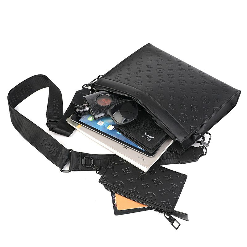 Louis Vuitton en cuir Monogram Shadow noir