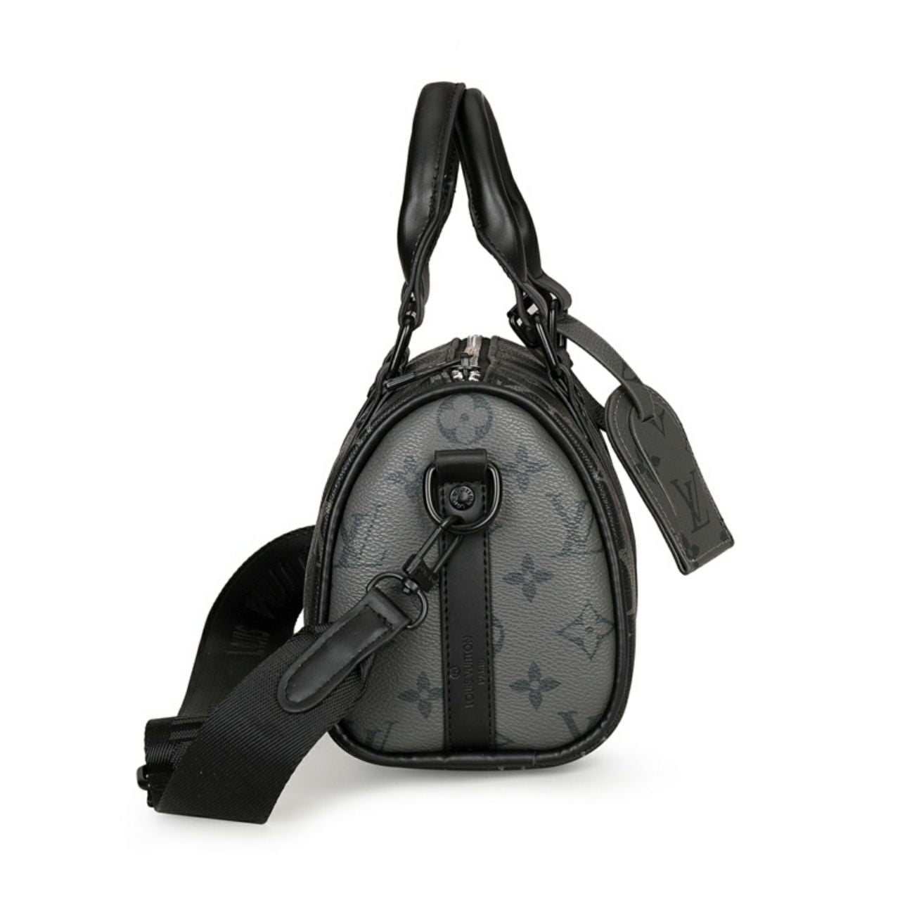 Louis Vuitton Keepall Bandoulière en toile de Monogram Eclipse Reverse noir