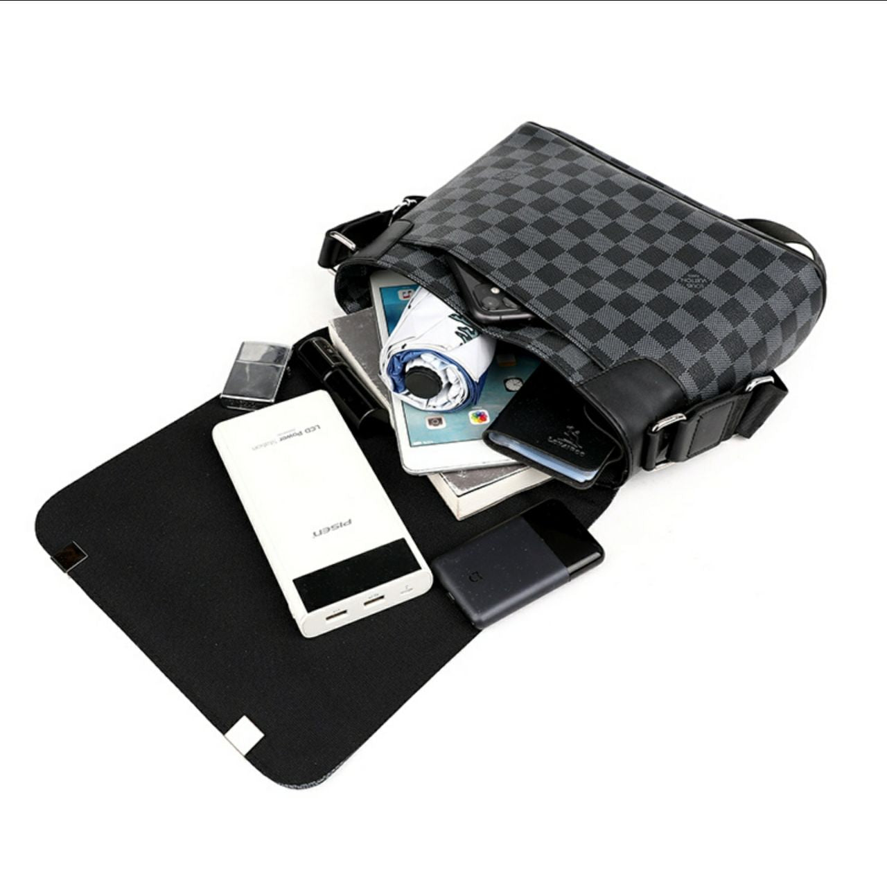 Louis Vuitton District en toile Damier Graphite