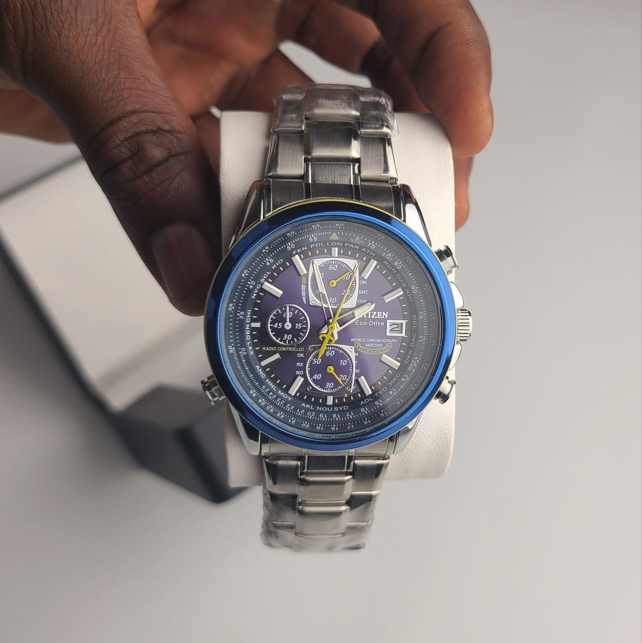 CITIZEN Eco-Drive World Chronographe